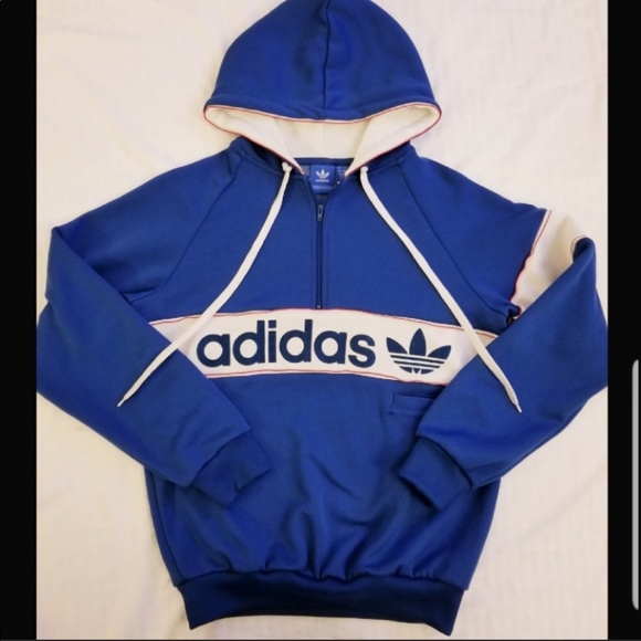 adidas Tops - RARE ITEM Adidas velvet logo hoodie